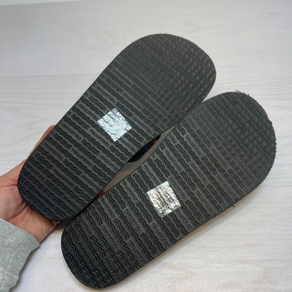 Yellow Box Francis Size US 11 M Women's T-Strap Slide Sandals Floral - Picture 7 of 9